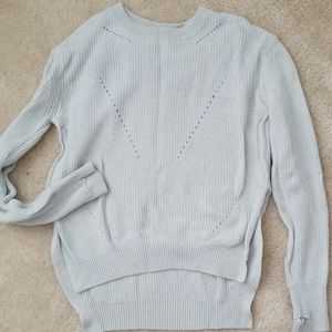 Light sky baby blue Lululemon sweater